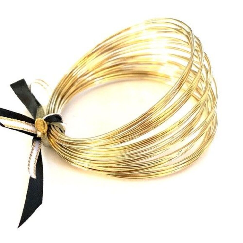 Lee Angel Women's Valerie Multi Stackable bangle Set of 12 Bracelet NWT 110